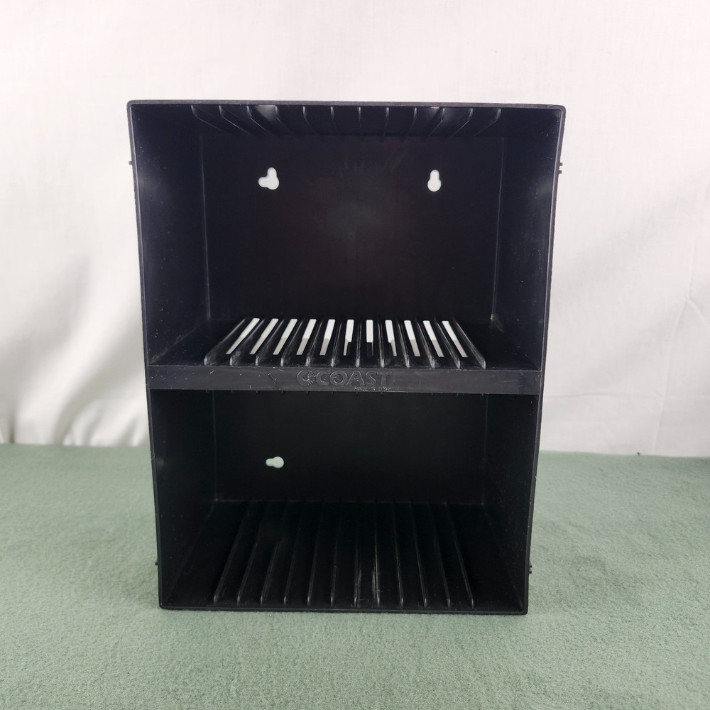 COAST Brand - 30 CD Hard Plastic‎ Storage Rack Wall Mount Holder Organizer